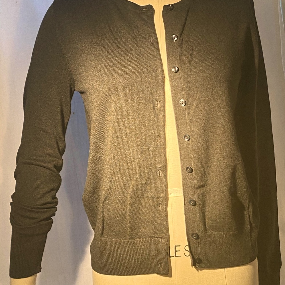 H&M Olive green cardigan